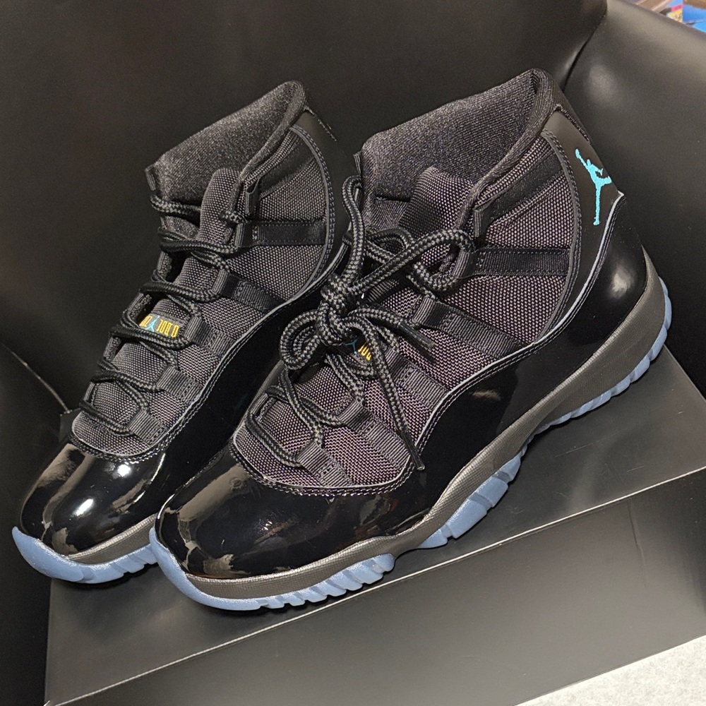 💝 Brand New Jordan Air 11 Retro Black Gamma Blue 💝